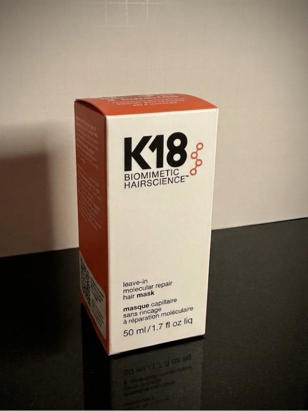 K18 Biomimetic Hairscience Leave-In Molecular Repair Hair Mask 1.7 oz Travel Sz - Picture 3 of 5